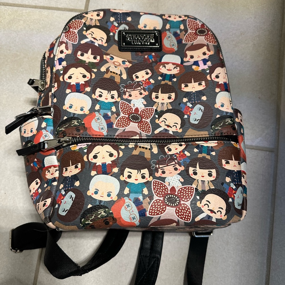 Loungefly Stranger Things Print Mini Bag